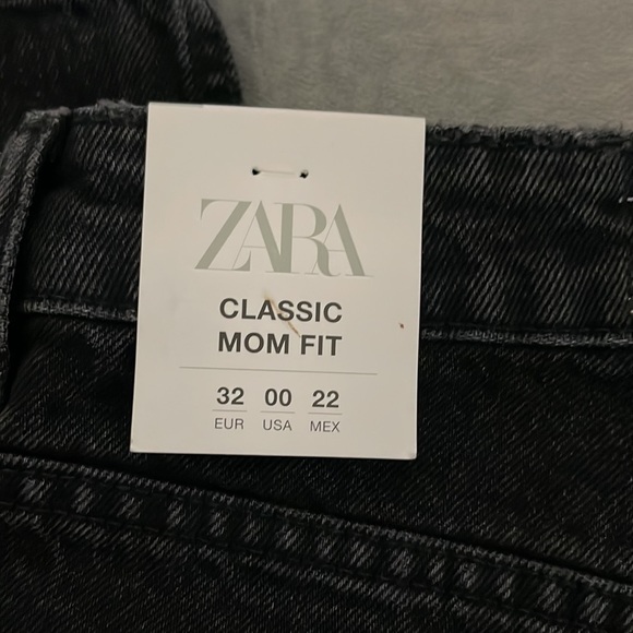 Zara NWT black high rise ankle fit - Picture 8 of 8